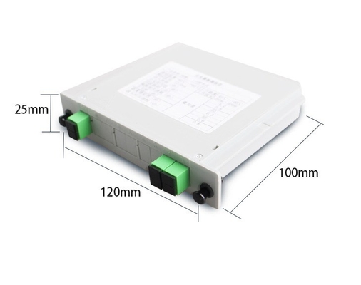 G657 Tipo de Fibra 2x1 Personalizado Card Splitter 1 * 2 para 4G Rede Fibra Óptica Gabinete