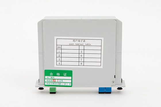 G657 Tipo de Fibra 2x1 Personalizado Card Splitter 1 * 2 para 4G Rede Fibra Óptica Gabinete