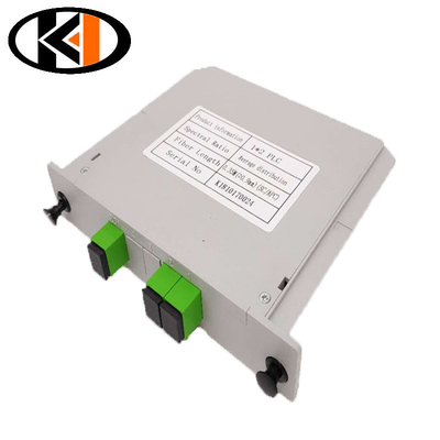 ODF 1-2 Fibra SC APC Plug-in Cassette PLC Splitter 1-2 com 2/4/6/8/16/32/64 Fibras
