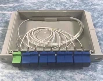 ODF 1-2 Fibra SC APC Plug-in Cassette PLC Splitter 1-2 com 2/4/6/8/16/32/64 Fibras