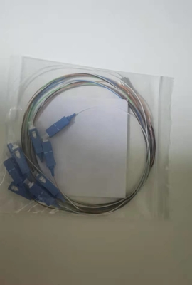 1260-1650 nm comprimento de onda operacional Fibra óptica PLC Splitter 1x9 para rede desequilibrada