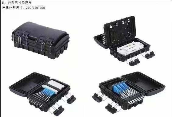 8 Adaptadores Mini-SC reforçados Capela de fibra óptica para conexão de rede superior