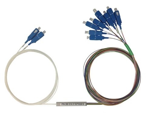 Fibra Splitter 0,9mm 1*3 1*5 1*6 1*7 2*4 2*32 Maneiras SC/UPC SC/APC Conector Splitter 2*1