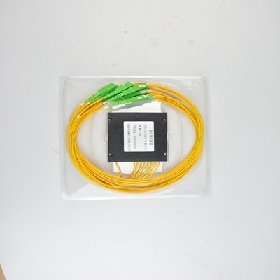 1260-1650nm 1*2 1*4 1*8 1*16 1*32 1*64 FTTH Fibra Óptica PLC Splitter Cassette Tipo SC Conectores