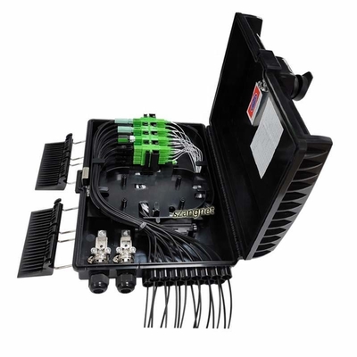 16 Core ODN Fiber Optic Distribution Terminal Box para FTTH e material ABS PC resistente