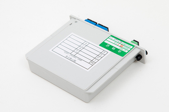 3G Network PLC Splitter 1x4 SC UPC com comprimento de onda operacional 1260-1650nm em FTTH Box