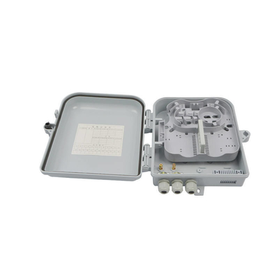 2 Port Splitter Fibra Óptica Terminal Box para entradas de cabo normal Fácil instalação