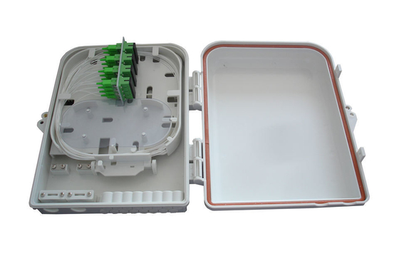 2 Port Splitter Fibra Óptica Terminal Box para entradas de cabo normal Fácil instalação
