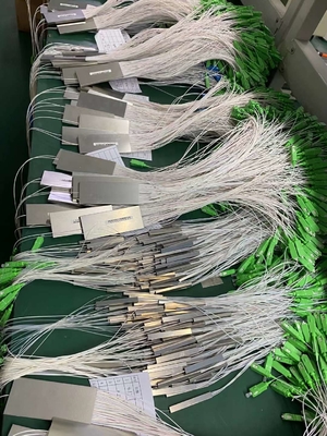 Rede óptica passiva Mini Tipo Fibra Óptica PLC Splitter 1 256 com G657A Tipo de Fibra