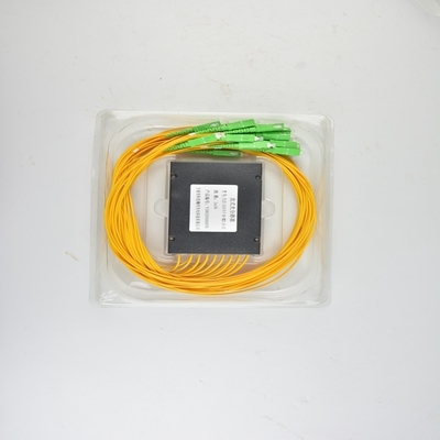 3- Fibra óptica de rede PLC Splitter 1x4 2x8 16x32 ABS Module Box Conector óptico passivo