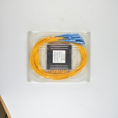 3- Fibra óptica de rede PLC Splitter 1x4 2x8 16x32 ABS Module Box Conector óptico passivo
