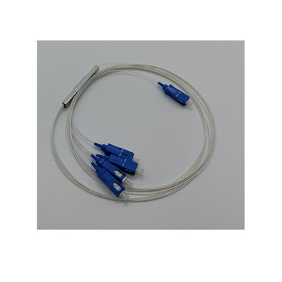 Conector LC Mini Module Tubos de aço Tipo 1*4 PLC Splitter para transmissão de sinal de fibra