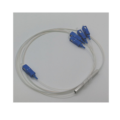 Conector LC Mini Module Tubos de aço Tipo 1*4 PLC Splitter para transmissão de sinal de fibra