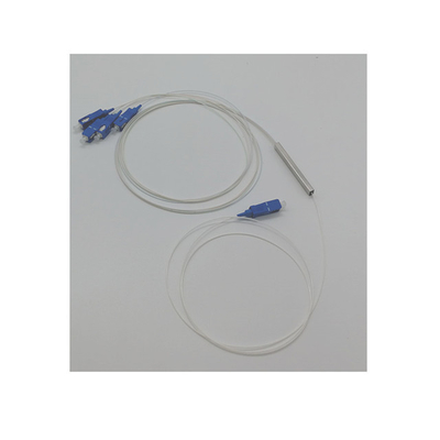 Conector LC Mini Module Tubos de aço Tipo 1*4 PLC Splitter para transmissão de sinal de fibra