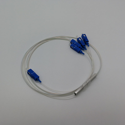 Conector LC Mini Module Tubos de aço Tipo 1*4 PLC Splitter para transmissão de sinal de fibra