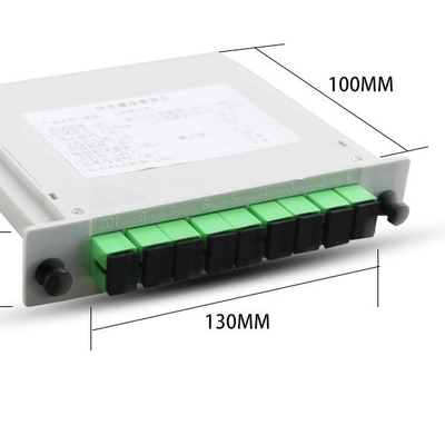 Telecomunicações FAT e FTD FTTH Fiber Splitter com WDM Cassette Tipo PLC Splitter 1x8 SC APC