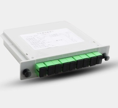 Telecomunicações FAT e FTD FTTH Fiber Splitter com WDM Cassette Tipo PLC Splitter 1x8 SC APC