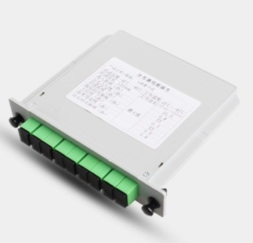 Telecomunicações FAT e FTD FTTH Fiber Splitter com WDM Cassette Tipo PLC Splitter 1x8 SC APC