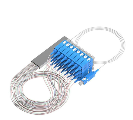 1M/1.5M G657A Fibra Ótica PLC Splitter 1x2 1x4 1x8 1x16 para tipo de conector SC/FC/LC/ST
