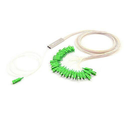 1M/1.5M G657A Fibra Ótica PLC Splitter 1x2 1x4 1x8 1x16 para tipo de conector SC/FC/LC/ST