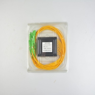 Rede PLC Splitter SC/APC Caixa ABS Fibra óptica de modo único SC/UPC PCL Splitter