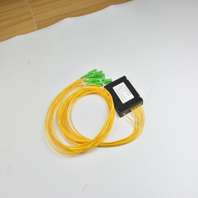 Estabilidade de temperatura -40-85 C dB 0,5 1*8 SC/APC ABS Box Type PLC Splitter para rede