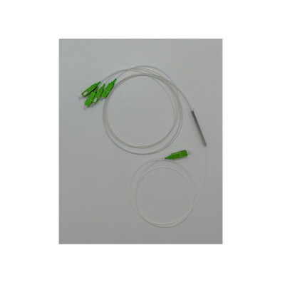 Telecomunicações PLC Splitter 1 2 Mini Fibra Óptica Fibra de aço Conector de tubo de diferencial