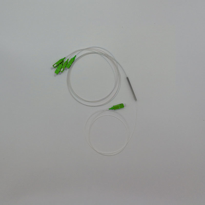 Telecomunicações PLC Splitter 1 2 Mini Fibra Óptica Fibra de aço Conector de tubo de diferencial