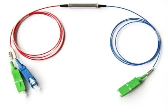 3 Alta Potência PER ER 28dB 1x2 1 2 Mini PM FBT Fibra Óptica Splitter com tipo de fibra G657A