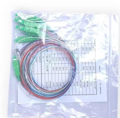 FTTH Mini Steel Tube Splitter Fibra Óptica Micro 1 * 8 SC APC MINI 1m 1,5m PLC Splitter