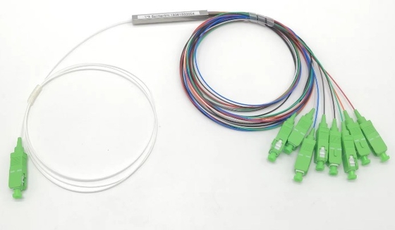 FTTH Mini Steel Tube Splitter Fibra Óptica Micro 1 * 8 SC APC MINI 1m 1,5m PLC Splitter