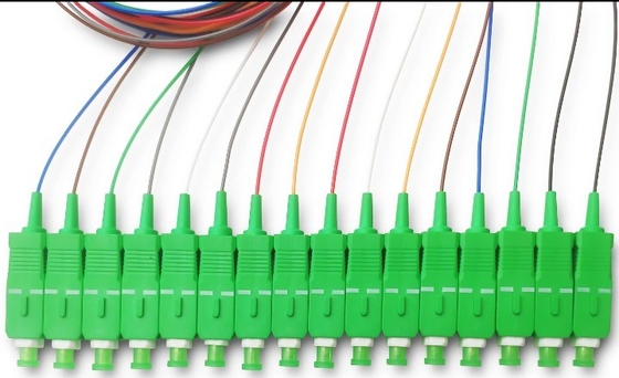 FTTH Micro Tubos de Aço Tipo 1x16 SC APC Fibra Ótica Plc Splitter para FAT e FTD