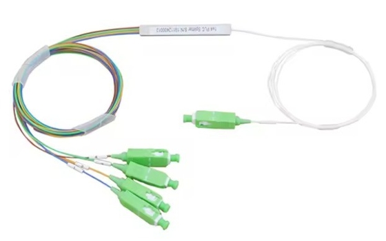Telecomunicações 1x2 4 8 16 C G657A1 0.9mm SCUPC mini tipo Fibra Óptica PLC Splitter