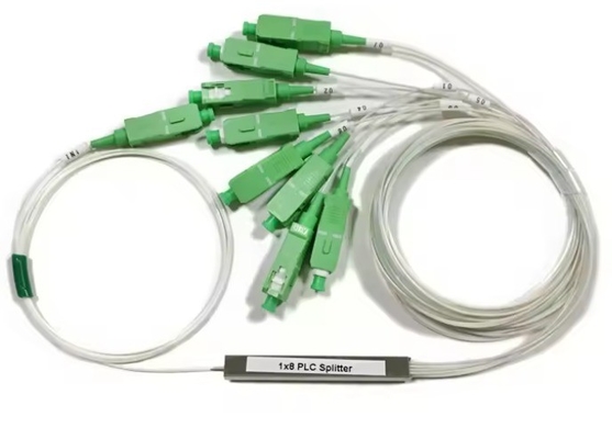 Telecomunicações 1x2 4 8 16 C G657A1 0.9mm SCUPC mini tipo Fibra Óptica PLC Splitter