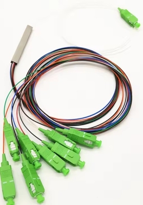 Telecomunicações 1x2 4 8 16 C G657A1 0.9mm SCUPC mini tipo Fibra Óptica PLC Splitter