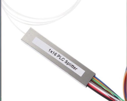 1260-1650nm comprimento de onda operacional 2x16 PLC Splitter de fibra de tipo nu para mercado de fechamento